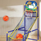 🏀 50% RABATT NU! 🧒 Inomhusbasket-arkadspel för Barn – Automatisk Bollretur & Stabil Konstruktion – Perfekt för Aktiv Lek & Koordination – Komplett Set med Boll & Pump 🎯