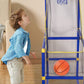 🏀 50% RABATT NU! 🧒 Inomhusbasket-arkadspel för Barn – Automatisk Bollretur & Stabil Konstruktion – Perfekt för Aktiv Lek & Koordination – Komplett Set med Boll & Pump 🎯