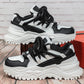 Unisex-sneakers i avslappnad streetwear-stil med platåsula