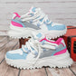 Unisex-sneakers i avslappnad streetwear-stil med platåsula