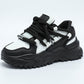 Unisex-sneakers i avslappnad streetwear-stil med platåsula