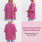Oversized T-shirt i tvättad vintage-stil för damer