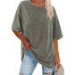Oversized T-shirt i tvättad vintage-stil för damer