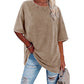 Oversized T-shirt i tvättad vintage-stil för damer