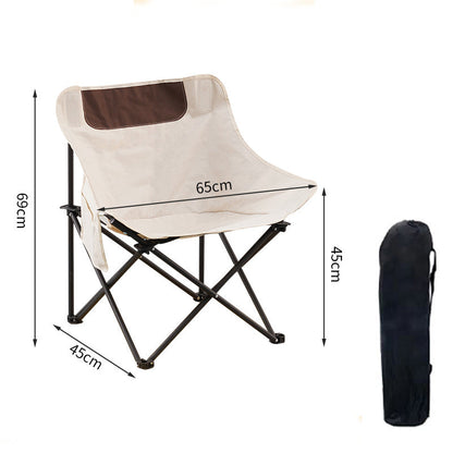 Bärbar, hopfällbar Moon Chair för camping och friluftsliv