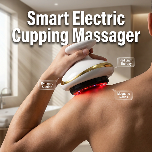 Smart massageapparat med sugkoppar och Gua Sha