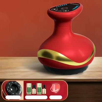 Smart massageapparat med sugkoppar och Gua Sha