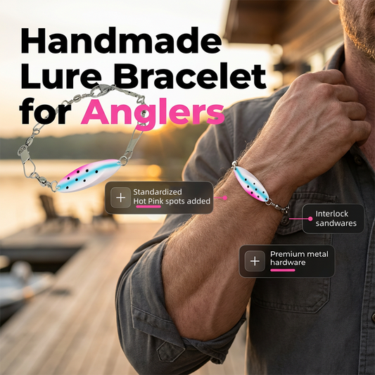 🐟🎁 Färgglatt armband med skedformade hängen