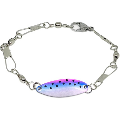 🐟🎁 Färgglatt armband med skedformade hängen