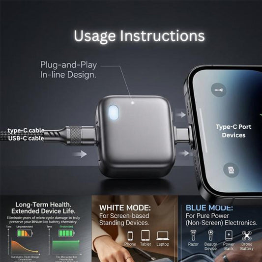 🔌 50% RABATT NU! ⚡ AI Auto-Disconnect Laddare – 140W Snabbladdning & Batteriskydd – Säker Övernattning & Smart Chip – Universell Kompatibilitet 💻