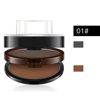 🔥 50% RABATT 💥 Snabbjusterbar ögonbrynsstämpel med tvåfärgat brynpuder ✨ Perfekta, symmetriska bryn på sekunder – enkel & exakt varje gång 👁️