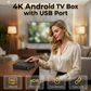 🎁Rabattkampanj: 50 % rabatt⏳Android TV-box med Bluetooth