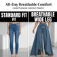 🔥 50% RABATT 👖✨ Avantgardistiska vida jeans med hög midja – modern design, smickrande passform & tidlös stil 💎
