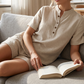 👕🩳 Avslappnat tvådelat set med topp och shorts