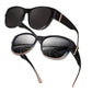 👓✨ Solglasögon med stor båge för damer – skyddar effektivt mot UV-strålning och bländning ✅ Kan bäras över vanliga glasögon ☀️ Snyggt solskydd som ger maximal komfort i solen ✨
