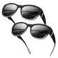 👓✨ Solglasögon med stor båge för damer – skyddar effektivt mot UV-strålning och bländning ✅ Kan bäras över vanliga glasögon ☀️ Snyggt solskydd som ger maximal komfort i solen ✨