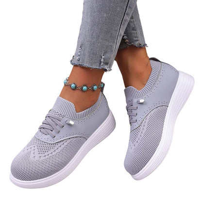 👟🌬️ Andningsbara slip-on mesh promenadskor