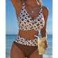 🔥50% RABATT på utvalda produkter🎉Tvådelad bikini med hög midja för kvinnor