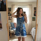 🔥 50% RABATT 👗 Klänning i tvådelat utförande med denimtryck (imitation) ✨ Trendig lager-på-lager-look med elegant passform & bekväm känsla hela dagen 💙