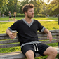 👕☀️2-delat set med casual-tröja och shorts för män – bekvämlighet och stil utan ansträngning 🔥