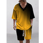 👕☀️2-delat set med casual-tröja och shorts för män – bekvämlighet och stil utan ansträngning 🔥
