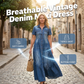 👗✨Vintage-maxiklänning i denim för damer – avslappnad vardagschic🔥