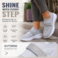 Casual-sneakers i ventilerande mesh för damer