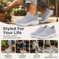 Casual-sneakers i ventilerande mesh för damer