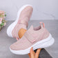 Casual-sneakers i ventilerande mesh för damer