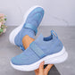 Casual-sneakers i ventilerande mesh för damer
