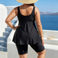 🏊‍♀️ 50 % RABATT NU! 🌺 Tankini-set med shorts – magkontroll, snabbtorkande & smickrande passform – njut av stranden med självförtroende 🌊