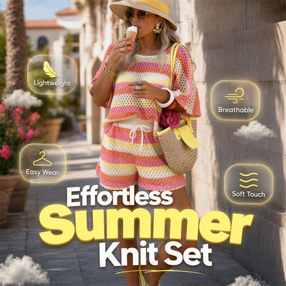 👚🌸 Breezeigt stickat set för sommar och semester