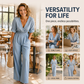 ✨ Elegant vida ben jumpsuit med V-hals för kvinnor