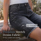 🩳 50% RABATT NU! 🎸 Dam Casual Fransade Denimshorts – Hög Midja & Slitna Detaljer – Perfekt för Bohemisk Sommarstil – Enkla att Matcha 🌸