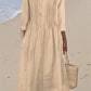 Löst sittande skjortklänning