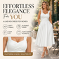 👗✨ Elegant maxiklänning med V-ringning och fickor