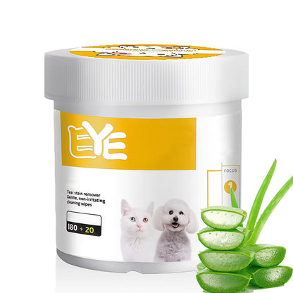 ✨ Överraskning – 50 % rabatt! 🐈🐕  Att hålla din fyrbenta vän ren är viktigt!  Naturliga växtbaserade rengöringsservetter för husdjurs ögon och öron