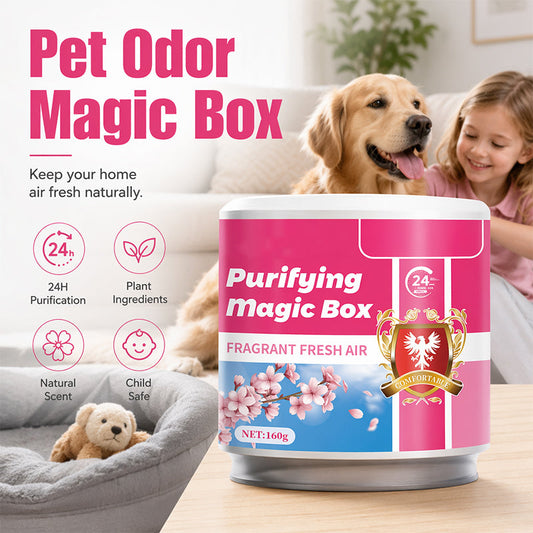 Gel mot husdjurslukt 160 g Purifying Magic Box