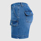 ⌛Tidsbegränsat erbjudande – Casual stretchjeansshorts för damer