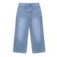 Korta jeans för damer med rakt ben i casual-stil