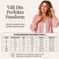 Damknappad skjorta i lös passform och enfärgad