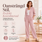 Kvinnors lediga kavaj och byxor i 2-delat set