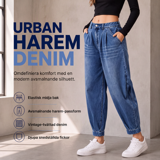 📢📢50 % rabatt!!!🎉🏃‍♀️ De säljer som smör – tveka inte! Haremjeans med hög midja för damer
