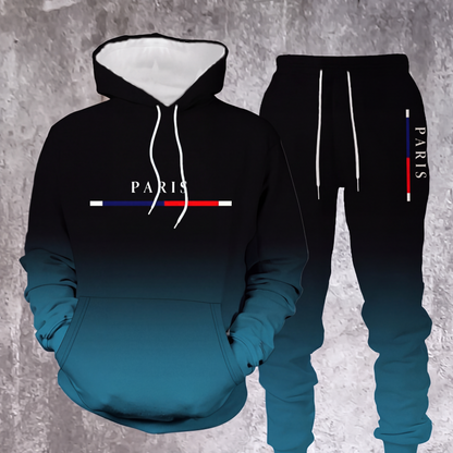 📢📢50 % rabatt!!!🎉🔥 Set med hoodie och byxor — Med känguruficka och dragsko i midjan. Perfekt för gymmet och på stan!