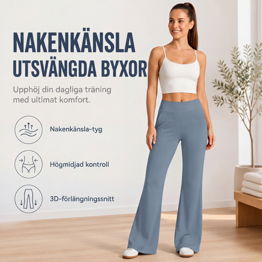 👖Höjda utsvängda yogabyrxor