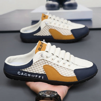 Moderiktiga multifunktionella andas slip-on skor