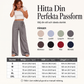 Nyhet✨|Damigda lediga randiga vidbyxor