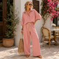 🔥 50% RABATT! ✨Women's Casual Striped Two-Piece Set – Elegant komfort som passar hela dagen 🌿