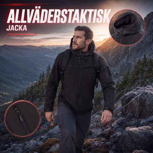 Bästsäljare🔥 | Herrarnas Vinterjacka – Vindtät, Varm och Vattentät Friluftsjacka