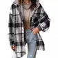 🔥Vinterrea – 50 % rabatt🔥⏰Klassisk, mysig rutig damjacka med huva🧥